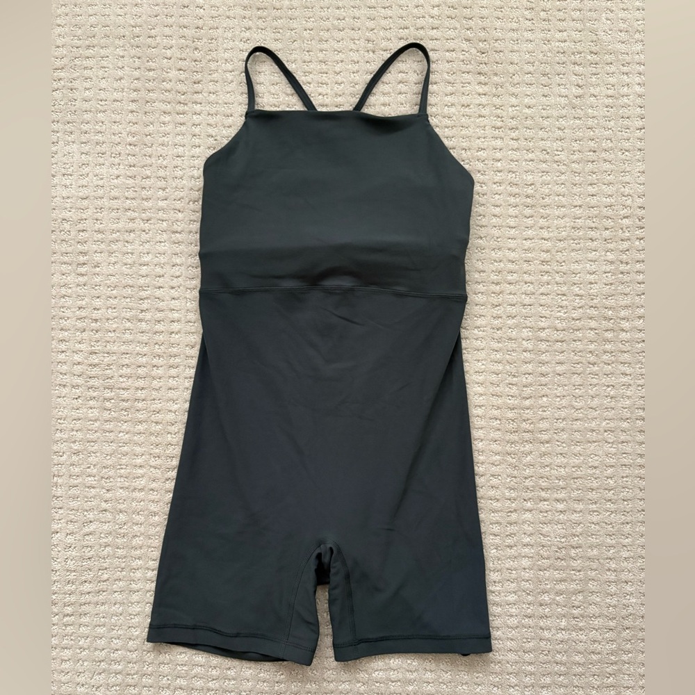 Old Navy Charcoal PowerLite Lycra Bodysuit